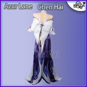 Azur Lane Zhen Hai cosplay: black lace lingerie, high-slit cheongsam skirt, laser-engraved EVA accessories and traditional Chinese elements