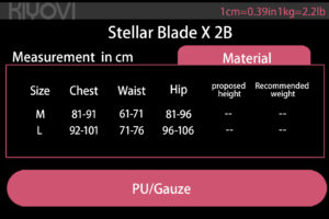 NieR Automata 2B crossover cosplay: Stellar Blade glossy bodysuit, gauze skirt, back bowknot and battle accessories